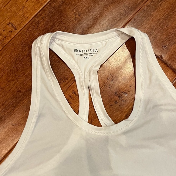 Athleta White Tank XXS - Picture 3 of 6